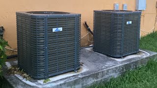 Two Brand new Dual-Zone 2023 4-Ton TGM Central Air conditioners (1 starting up \u0026 running)