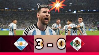 Messi magic sets up win|Argentina🇦🇷v Mexico🇲🇽FIFA World Cup Qatar 2022 Group Stage #football #messi