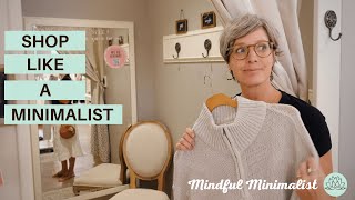 Shop Like a Minimalist  | Minimalist Life & Mindful Living | Intentional Habits