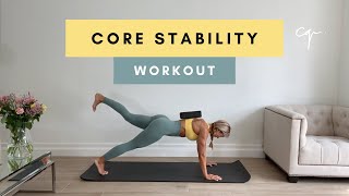 5 Min CORE STABILITY WORKOUT | Plank Challenge