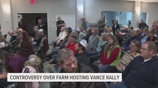 Sparta commission meeting sees controversy over farm that hosted Vance rally