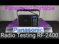 Panasonic Portable Radio Testing RF-2400 001