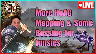 🔴LIVE - HoAG early CI Mapping \u0026 Testing Bosses for FUNSIES  - Guide Soon - Path of Exile 3.20