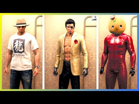 Like a Dragon Gaiden: All Outfits & Accessories Showcase (The Man Who Erased His Name)