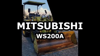 MITSUBISHI WHEEL LOADER WS200A / Engine Starting Up