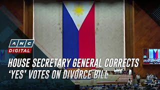 House secretary general corrects ‘yes’ votes on divorce bill | ANC