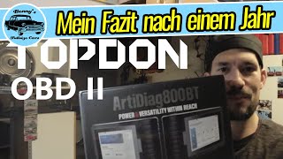 1 Jahr OBD Lese und Programmiergerät - Mein Fazit 🚗 ArtiDiag800BT TOPDON 🚗 Deutsch 4K