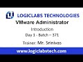 VMware Administrator (Day 1) (Batch - 371)