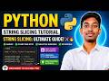 Python String Slicing Tutorial for Beginners | Easy Explanation with Examples