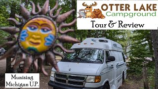 Otter Lake Campground Tour ~ Near Munising Michigan U.P.