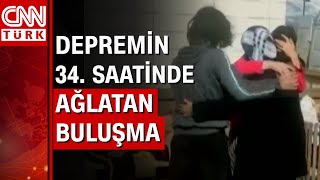 Kahramanmaraş’ta ağlatan buluşma: 34 saat sonra anne ve babalarına kavuştular