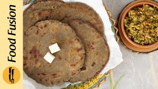 Bajre ki Roti with Thecha (Hari Mirch Mong Phali Chutney) Winter Special Recipe by Food Fusion