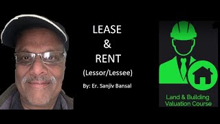 Lease and Rent (Lessor/Lessee)  | Land and Building Valuer | Hindi Course