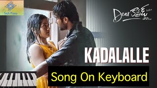 Dear Comrade Telugu-Kadalalle Song on Keyboard//Vijay Devarakonda//Rashmika//#TechPiano//#Kadalalee.