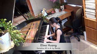 Benda - Sonatina #3 in A minor (piano solo)