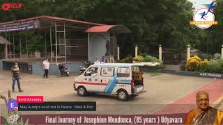 Funeral Service of Josephine Mendonca | LIVE from Udyavar |