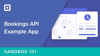 Sandbox 101: Bookings API Example App