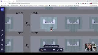 Gather.town tutorial lecture room