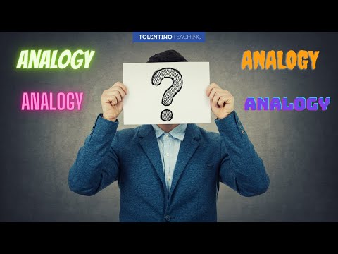 Where can you apply or use analogy?