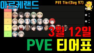 아르케랜드) 재미로 보는 PVE 티어표(3월 12일, Day 97)