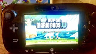 Wii U New Super Mario Bros U CONTROLLER GAMEPLAY HD