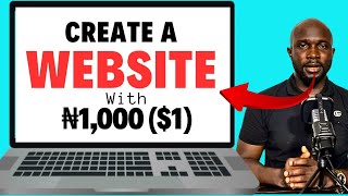 How To Create A Website Sales Page With 1k Naira | Creating website to sell products | selling sites