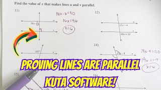 Proving Lines Parallel Kuta Software Infinite Geometry