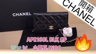 開箱 ｜CHANEL 香奈兒 手袋 AP2160 金扣 鏈條包 斜挎包