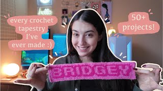 every crochet tapestry that I've ever made! 🧶