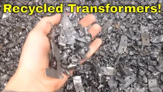 Clean Copper Wire from Production Transformer Recycling