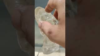 Exclusive Ganesha Idol In Crystal Quartz #shorts #viral #youtubeshorts #video #art #2022 #crystals 🙏