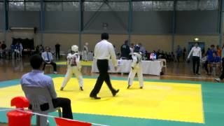 Taekwondo ICTO 2014 29kg - 33kg female Tiala (Red) Juliet (Blue)