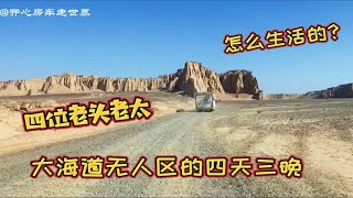 老头老太在新疆大海道无人区的三晚四天，发生了什么？