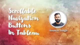 Scrollable Navigation in Tableau