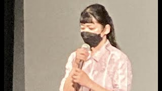 舞台挨拶「乙女たちの沖縄戦」＠沖縄・桜坂劇場＝森田朋依さん挨拶②