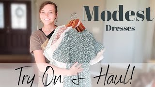 Modest Dresses Haul \u0026 Try On! Modest Amazon Dresses