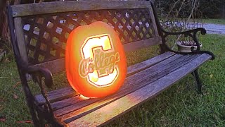 Timelapse -- Amazing Halloween Pumpkin Carving -- College of Charleston Style