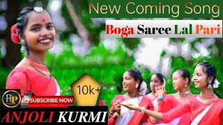 Boga Saree Lal Pari || New Coming Soon | New Jhumur Song | @anjolikurmiofficial3045