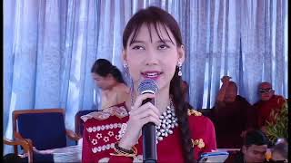 ေကာင္းကင္ႀကိဳးသီခ်င္း ေအးခ်မ္းေအာင္ျမင္ ငမိုးရိပ္ အလိုေတာ္ျပည့္ေစတီေတာ္ျမတ္ႀကီး ထီးေတာ္တင္လွဴပြဲမွာ