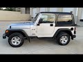 2003 jeep wrangler tj test drive