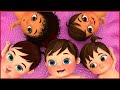 Cinq Petits Bébés - Comptines Pour Bébé En Francais - Banana Cartoon LE Français [HD]