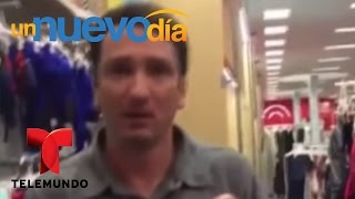 ¡Una mujer enfrenta a un acosador que huye despavorido! | Un Nuevo Día | Telemundo