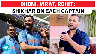 Dhoni, Virat, Rohit: Shikhar Dhawan On Each Team India Captain After Announcing Retirement | Cricket