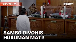 Momen Pembacaan Vonis Mati Ferdy Sambo | Liputan6