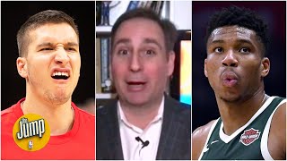Bucks have gone silent on Giannis' extension after Bogdanovic trade fell through - Lowe | The Jump