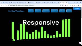 Sorting Visualizer: Interactive Web App