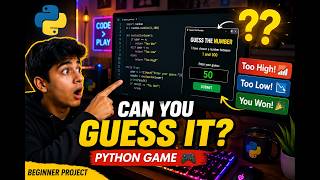 Can You Guess the Number? (Part 1) | Python Beginner Project | @zenstudyninja