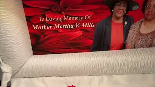 Funeral Service of Mother Martha V. Mills