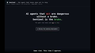 Sentinel: AI Agent That Stops Dangerous Deployments | Google ADK + Gemini 3 + GitLab MCP Demo