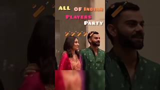 Indian all player party now.#cricket #yt shorts #yt viral shorts@